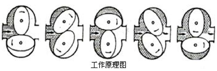 智能椭圆齿轮流量计工作原理图