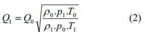 金属管浮子流量计气体换算公式