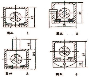 双色石英玻璃管液位计外形尺寸图